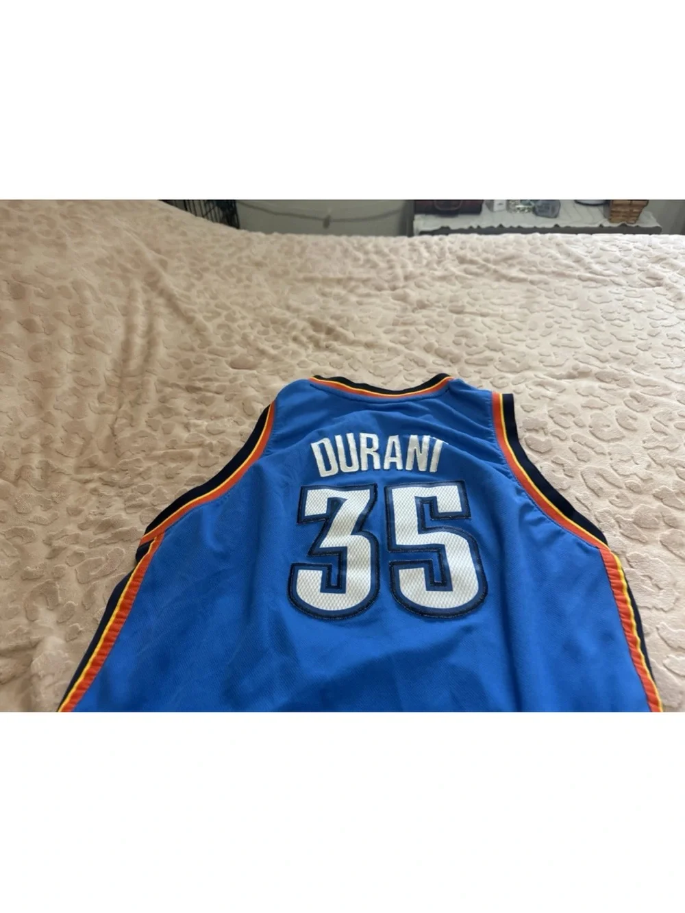 Adidas NBA Oklahoma City Thunder Kevin Durant #35 Basketball Jersey Men’s XL
